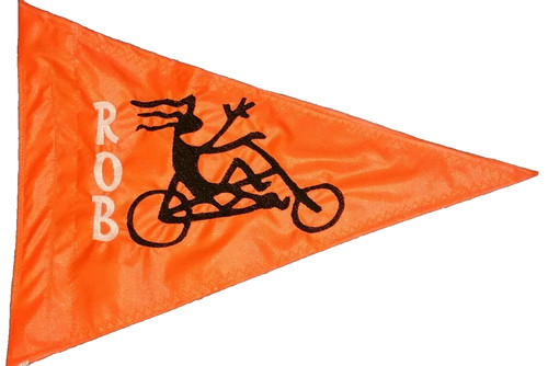 Custom recumbent trike flag - custom,