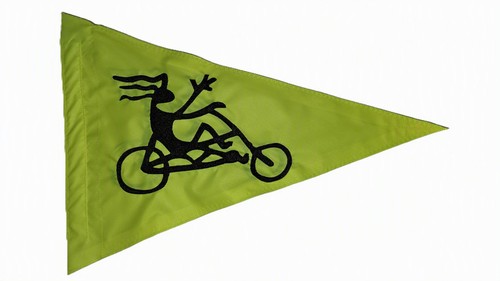 Custom recumbent trike flag - trike,