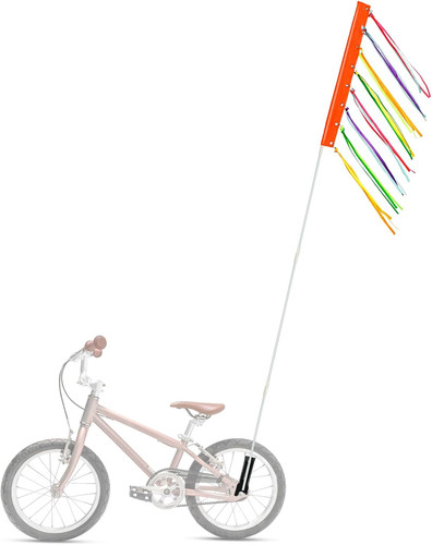 Bike flag with - with, for