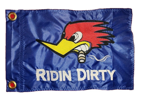 Personalized woody safety flag - safety,
