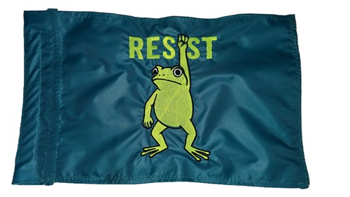 Custom resist frog safety - safety, flag