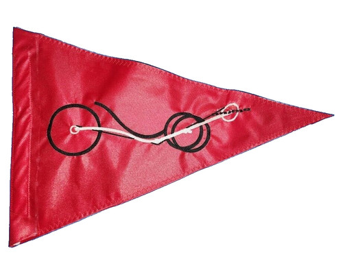 Recumbent trike flag - recumbent,