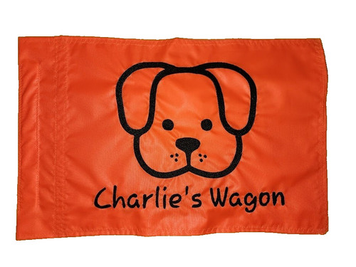 Puppy dog safety flag - puppy,